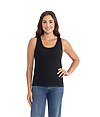Womens Cotton Tank BLACK
