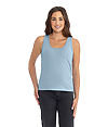 Womens Cotton Tank STONEWASH DENIM