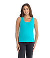 Womens Cotton Tank TAHITI BLUE