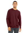Unisex Drop Shoulder Fleece MAROON