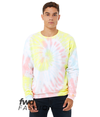 Unisex Tie Dye Sweatshirt RAINBOW PASTEL