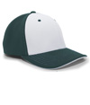 M2 Performance Flexfit WHITE/DARK GREEN/DARK GREEN