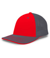 Trucker FlexFit Hat RED/GRAPHITE/GRAPHITE
