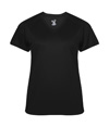 Softlock Womens V-Neck Tee BLACK