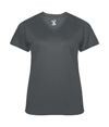 Softlock Womens V-Neck Tee GRAPHITE