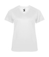 Softlock Womens V-Neck Tee WHITE