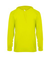 B-Core Youth Hooded Tee SAFETY YELLOW