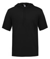 B-Core Short Sleeve Hood Tee BLACK