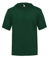 B-Core Short Sleeve Hood Tee FOREST