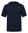 B-Core Short Sleeve Hood Tee NAVY