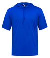 B-Core Short Sleeve Hood Tee ROYAL