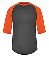 B-Baseball Youth Tee GRAPHITE/BURNT ORANGE