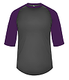 Baseball Tee GRAPHITE/PURPLE