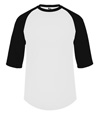 Baseball Tee WHITE/BLACK