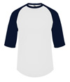 Baseball Tee WHITE/NAVY