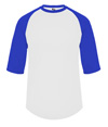 Baseball Tee WHITE/ROYAL