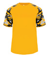 Camo Youth Sport Tee GOLD/GOLD CAMO