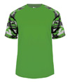 Camo Youth Sport Tee LIME/LIME CAMO