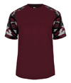 Camo Youth Sport Tee MAROON/MAROON CAMO