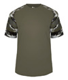 Camo Youth Sport Tee OD GREEN/OD GREEN CAMO