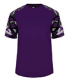 Camo Youth Sport Tee PURPLE/PURPLE CAMO
