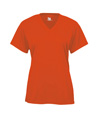 B-Core Womens V-Neck Tee BURNT ORANGE