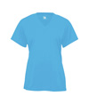 B-Core Womens V-Neck Tee COLUMBIA BLUE