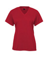 B-Core Womens V-Neck Tee RED