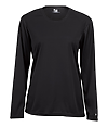 B-Core Womens Long Sleeve Tee BLACK