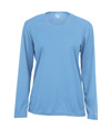 B-Core Womens Long Sleeve Tee COLUMBIA BLUE