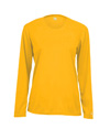 B-Core Womens Long Sleeve Tee GOLD