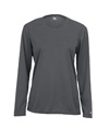 B-Core Womens Long Sleeve Tee GRAPHITE