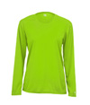 B-Core Womens Long Sleeve Tee LIME