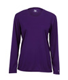 B-Core Womens Long Sleeve Tee PURPLE