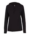 B-Core Womens Long Sleeve Hood BLACK