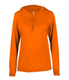 B-Core Womens Long Sleeve Hood BURNT ORANGE