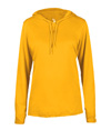 B-Core Womens Long Sleeve Hood GOLD