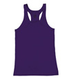 B-Core Womens Racerback Tank PURPLE