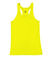 B-Core Womens Racerback Tank SAFETY YELLOW