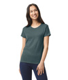 Heavy Cotton Womens T-Shirt DARK HEATHER (50C/50P)