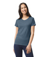 Heavy Cotton Womens T-Shirt HEATHER NAVY (50C/50P)