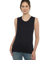 Womens Festival Muscle Tank BLACK