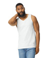 Heavy Cotton Adult Tank WHITE