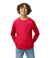 Heavy Cotton Youth Long Sleeve RED