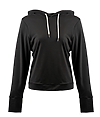 Ladies Dawn To Dusk Hoodie HEATHER BLACK