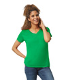 Heavy Cotton Womens V-Neck IRISH GREEN