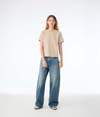 Womens Garment Dye Tee KHAKI