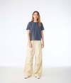 Womens Garment Dye Tee WASHED NAVY