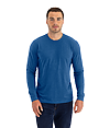 CVC Long Sleeve T-Shirt HEATHER COOL BLUE
