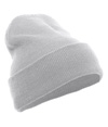 Knit Fold Over Beanie SILVER
